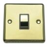 Polished Brass With Black Insert Classic Plate (Qty 493) - 16