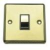 Polished Brass With Black Insert Classic Plate (Qty 493) - 16