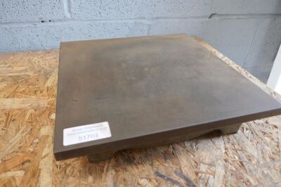 Windley Bros 12" x 12" x 3" Cast Iron Surface Plate