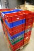 Pallet Of Plastic Tote Bins - 2