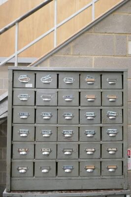 31 Drawer Cabinet With Assorted High Speed Steel Cutters