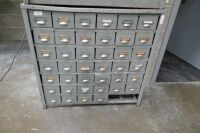 42 Drawer Cabinet With Assorted Taps And Dies