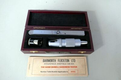 Barworth Flockton Hardness Tester