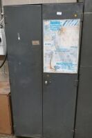 Steel 2 Door Cabinet And Contents