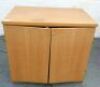 Wooden 2 Drawer Filing Cabinet