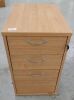 3 Drawer Office Pedestal