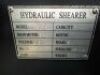 Carter QY11 1300/6 hydraulic shear - 8