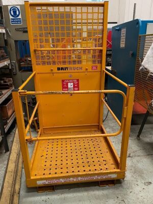 Britruck / Advanced Handling forklift access safety cage