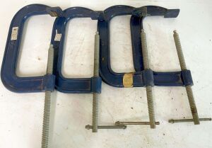 4 off 8" 'G' Clamps