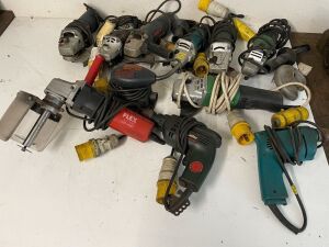 Assorted 110v power tools