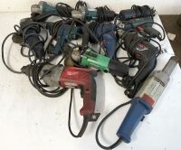 Assorted 240v power tools