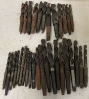 Assorted Morse Taper drill bits