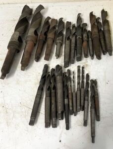 Assorted Morse Taper drill bits