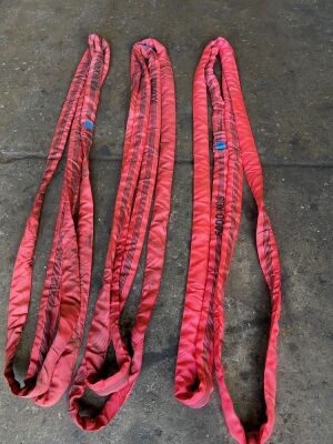 3 off 5000kg lifting slings