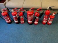 Various Fire Extinguishers