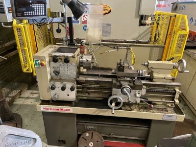 Harrison M300 gap bed lathe