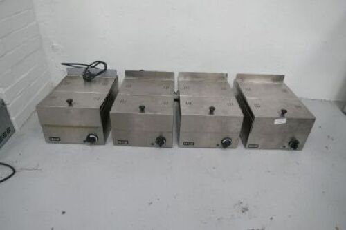 4 Off Lincat Electric Chip Scuttles
