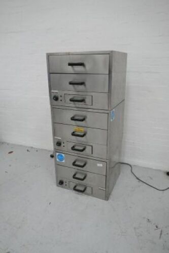 3 Off Infurnus Warm Drawer Units
