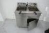 Adexa Twin Deep Fat Fryer 240V - 2