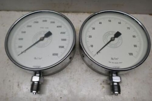 Pair Of Pressure Gauges
