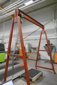 A-Frame With 500Kg Manual Hoist