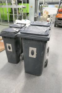 Mobile Material Bins 4 Off