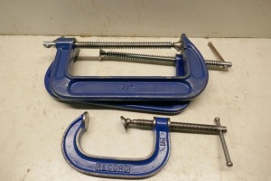 3 Off G Clamps