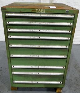 9 Drawer Tool Cabinet & Contents