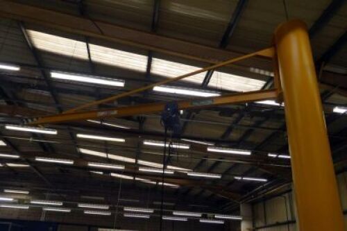 500kg Swing Jib Crane With Demag Hoist