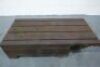 Steel Box Table 75" x 36" x 20" - 2