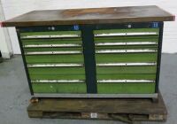 Double 5 Drawer Tool Chest<br> Contents 50INT Tooling