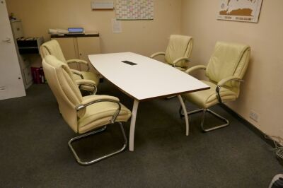 Meeting Desk & 4 Chairs