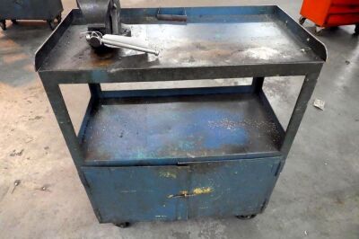 Mobile Engineers Tooling Cabinet And Vice