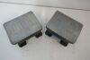 Pair Of Cast Surface Blocks 4 x 3 x 3" - 3