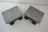 Pair Of Cast Surface Blocks 4 x 3 x 3" - 3