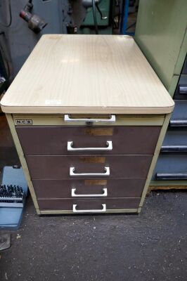 4 Drawer Tool Cabinet Plus Contents