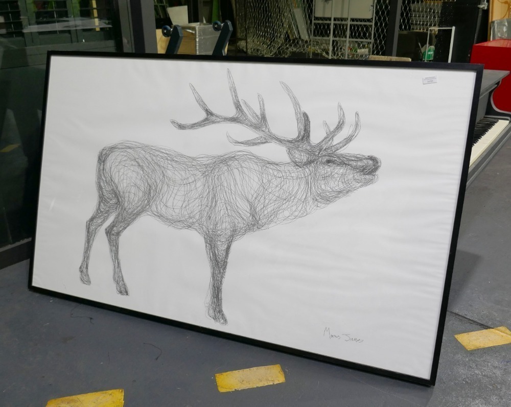 Large Stag Print Textile & Decorative Item Manufacturing Equipment ...