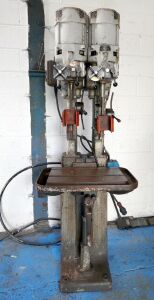 Pollard Twin Spindle Pillar Drill