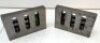 Pair Of Angle Plates 5x4x3"