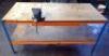 Work Bench With Record No26 Vice<br>72 x 32 x36" - 2