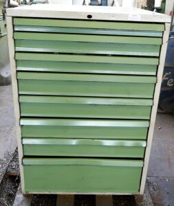 8 Drawer Tool Cabinet & Contents