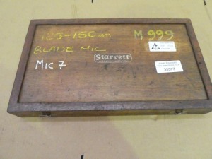 Starrett 125-150mm Blade Micrometer