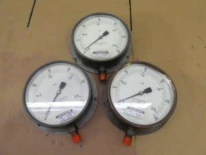 3 Off Bundenberg 0-30psi Test Gauges