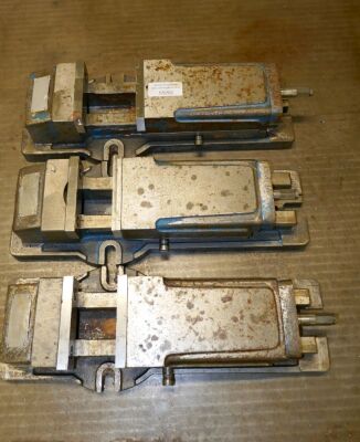 3 x Jin Year Precision 110mm Machine Vices