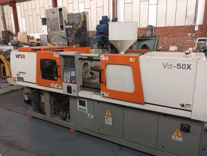 Victor V alpha 50X 50 Ton injection moulder