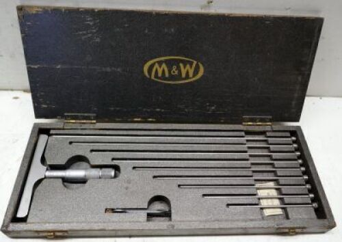 Moore & Wright Depth Micrometer 0-12"