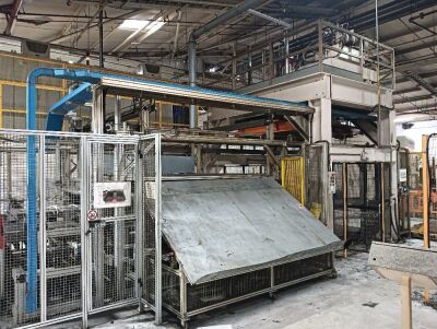 IMS Deltamatic SPA automotive interior thermo form moulding press