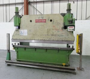 Pearson 155ton x 10' 3" Electro hydraulic flanging press brake