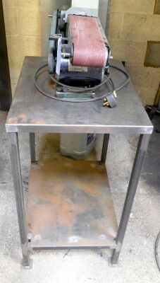 4" Belt Sander 240v On Stand