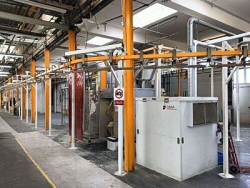 Junair / Gema Powder Coat Line Year 2014
